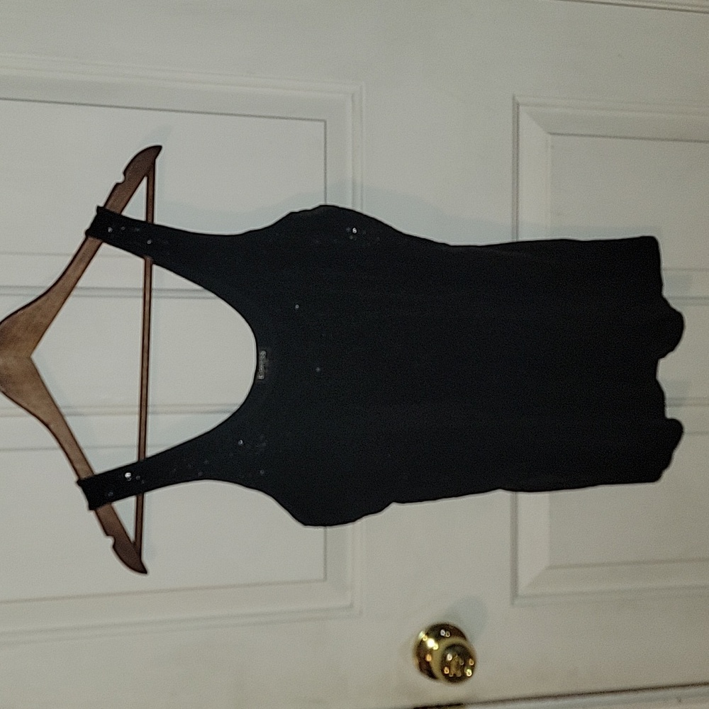 Express Black sequin tank